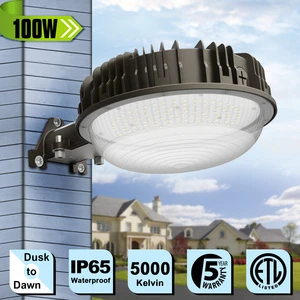 150W 100W 50W LED Barn Light Dusk to Dawn 11200LM 5000K IP65 Flood Security Wall Lights Outdoor Lighting for Yard Warehouse