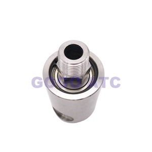 25MPa High Pressure Rotary Joint Swivel Low Speed 50RPM 1 Inch Thread Stainless Steel 304 Rotating Connector for Water Oil Gas