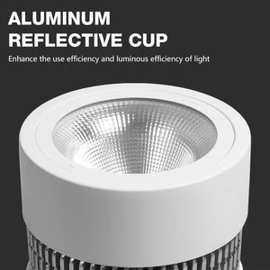 Modern Design Aluminum Dimmable Indoor Commercial Household Ceiling Surface Mounted LED Spotlight