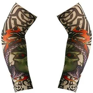 Wholesale Good fabric Arm Sleeve Seamless Outdoor Cycling Tattoo Sunscreen Sleeve Cycling Tattoo Sleeves for Men Women