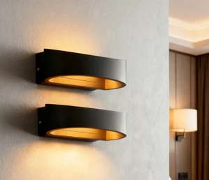 New Modern Design Decorative Wall Lamp Suitable for Home Bedroom Hotel LED Black Staircase Lighting