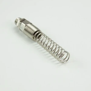 SQE AFS20 CNC Machined Air Swivel Fittings Rotating Connector Brass Dot Air Brake Hose End 5x8-1/4PT Nickel Plated