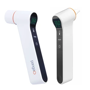 Mini Black Digital Lcd Display Fever Alarm Heat Infrared Thermometer Gun Temperature Without Contact