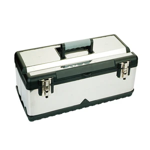 Plastic Tool Box With Steel Lock Hard Plastic Storage Toolbox