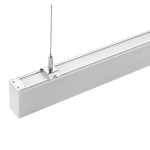 Aluminum LED Linear Light Suspended up and Down Lighting Fixture IP44 Rated for Office Use