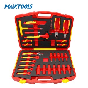 29PCS VDE 1000V Insulated Electrician Tool Kit CR-V OEM Hand-Powered Electrical Maintenance for Industrial EV Service