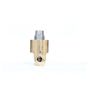 GOGOATC Right-hand Thread High Temperature Industrial Water Brass Rotary Fitting Rotating Connector 3/4 Inch Swivel Joint