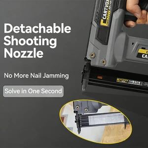 20V Brad Nail Gun 110 Nails Capacity Heavy Duty Professional Nailer Tool Set