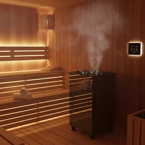 STEPON Factory 4.5KW-18KW WiFi APP Gerador De vapor Dry /Wet 2 in 1 Combined Sauna Stove Heater with Integrated Steam Generator