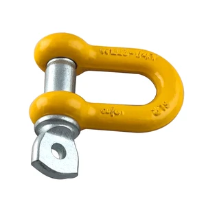 Drop Forged Galvanized US Type Dee Marine Screw Pin Shackle G210 For Lifting Mining & Heavy Industry