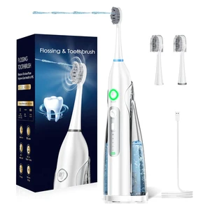 Multi Ipx7 Professional Portable Cleaning Teeth Pick Electric Dental Oral 200ml 2-in-1 Water Flosser with Electric Toothbrush