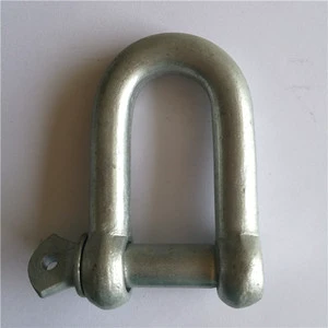 Galvanized Carbon Steel Electronic Shackles Large Dee Shackle