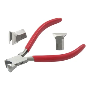 End Cutter/Top Cutter Total Length 115mm Double Pointed Ends Without Spring & PVC Handles Jewelry Making Wire Cutting Plier