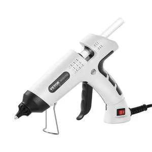 Hot Melt Glue Gun 60/100W Adjustable Temperature Corded For Home Repairs Crafts DIY Plastic Body Ceramic Nozzle
