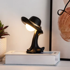Desk Lamps 3D Magic Vision Stereo Creative Decorative Interest Three Color Dimming Reading Bedside Modern LED Table Lamp