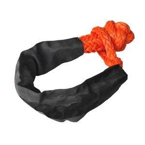 Soft Shackle 12mm*61cm with Protective Sleeve Emergency Tool Kit for Off-Road Sailing Trucks