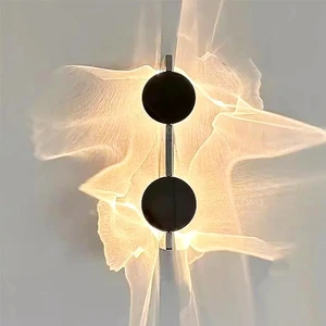 Modern LED Wall Light Lamp Shadow Rotatable Corrugated Aluminum 5W for Indoor Use for Living Room Aisle Atmosphere Wall Lamps