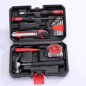 Portable Manual Tool Kit 15-Piece Home Tool Set for Basic Home DIY Repairs