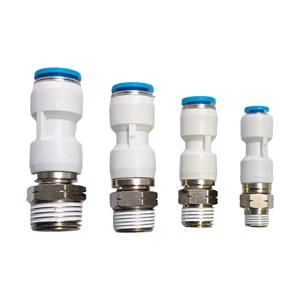 High Quality Type Rotary One Touch Fitting Pneumatic Fitting Air Fitting Plastic Hose Connector