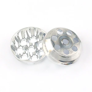 8 LED Reflector Cup Aluminum Alloy High Reflectivity Reflector for Flashlight Spotlight Downlight