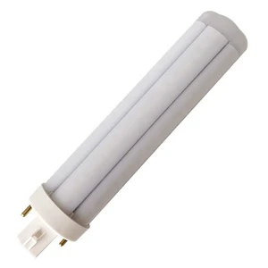 Horizontal Plug Light Slim Design 360Deg 2 Pins or 4 Pins G24 LED Bulb 9W PL-S Lamp