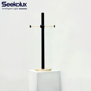 Decorative Modern Acrylic LED Table Lamp IP20 Surface Mounted Desk Lamp for Home Office with Customizable Strip Lighting