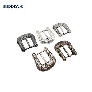 35mm/40mm Men's Stainless Steel Belt Loop Feather Pattern Belt Buckle Ring Clothing Accessories Belt Keeper Buckles