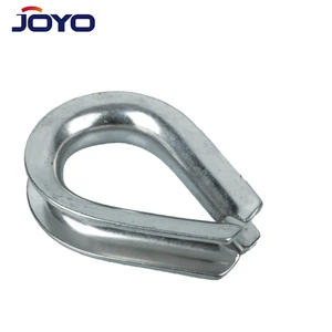 High Quality Rope Thimble G414 Hot Dip Galvanized Rigging Hardware Heavy Duty Us Type Cable Thimble