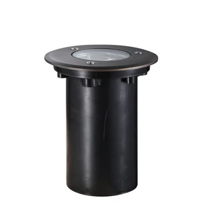 LT2206A Heavy-duty PVC&Solid Brass Waterproof IP65 Low Voltage Inground Light for Landscape Lighting Flood Driveway Lights