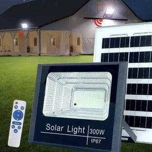 Waterproof Solar Flood Light Outdoor Super Bright LED Split Courtyard Light Street Light Outdoor Use