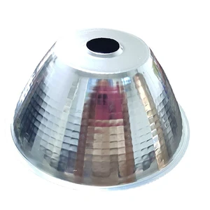 Custom Spinning Process Aluminium Reflector Cup, Parabolic Round Downlight Spotlight Cob Led Reflector