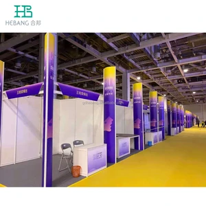 Portable Modular Exhibition Booth with LED Light Box Display for Trade Shows Tradeshow Equipment