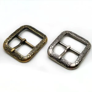 High Quality 35 and 20mm Vintage Silver Antique Metal Pin Buckle