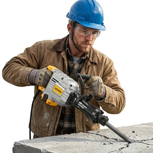 YUDU Industrial Grade Electric Hammer Drill Brushless Motor 1560W 26MM Max Drilling Diameter 1.5KG Portable 220V Pick