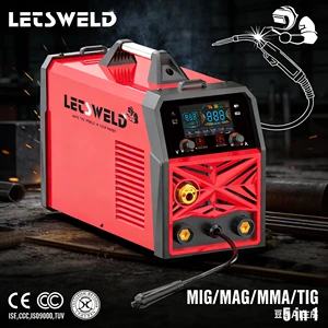 LETSWELD MIG MAG MMA TIG WELDER MASTER Multifunction New 13KG 140-200A 220V 110/220V LED SCREEN 6.0kVA 1 Year Warranty