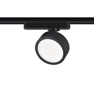 Aluminum Round GU10 LED Track Light-Adjustable Color Temperature (2700K-6000K) 18W 3CCT Options CRI 90 Dimmable Modern Design