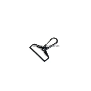 Matte Black Handbag Metal Swivel Clasp Snap Hook Buckle for 38mm Lanyard