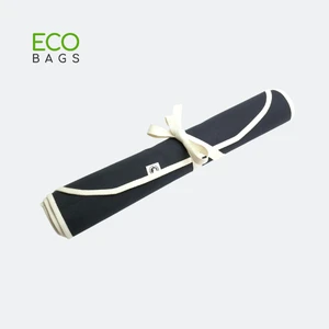 Vietnam Manufacturer 100% Cotton Canvas Eco-Friendly Knife Roll Bags for Wholesale Ready to Ship