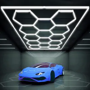 Wholesale Honeycomb Car Parking Garage Lights Hex Led Garage Lights Ceiling Hexagon Garage Light