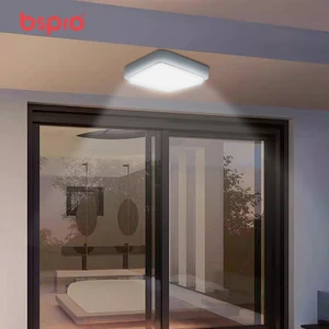 Led Solar Power 250W Square Round Ceiling Lamp Light Light Indoor With Remote for Shed Porch Patio Garage Home Intelligent