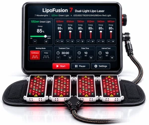 7D Maxlipo Pad Non Invasive Infrared Body Slimming Therapy Led Contour Light Lipolaser Machine Diode Laser Light 532nm-980nm