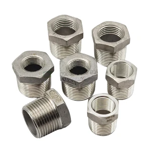 Stainless Steel Reducing Pipe Fittings and Connectors NPT Threaded Low Pressure Water Supply Fittings
