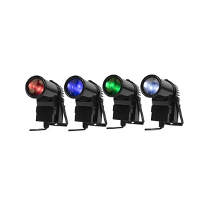 SHEHDS DMX512 Pinspot Effect LED Light DJ Disco Show Spotlights Lighting For Wedding Stage Lights Equipment