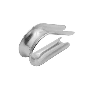 Thimble Cheap Rigging Hardware Galvanized Carbon Steel DIN6899B Wire Rope Fitting