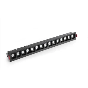 15W Square Indoor 10 Heads Wall Washer Spot Down Lamp Recessed Grille Led Linear Light