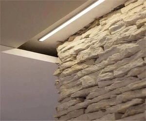 Custom Contour LED Aluminium Alloy Profile Lighting U Shape Anodized Surface 2700K CRI 90 Dimming Sensor Cabinet Lighting Strip