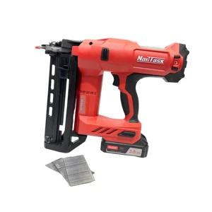 Industrial Cordless Electric Nail Gun Brushless Motor 2.5AH Battery 3 Per Sec Nailing Machine for Straight Shape Nails