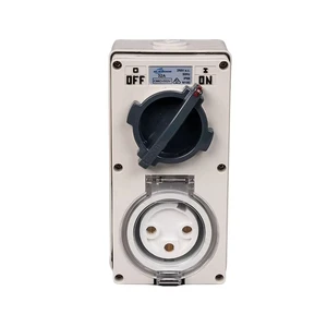 C66CV320N Australia Standard IP66 Industrial Wall Socket Switch Durable Waterproof 20A 3-Pin Electrical LED Indicator