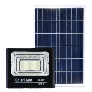 High-Power Solar-Powered ABS LED Floodlight IP67 Waterproof 25W-300W CE & ROHS Certified Garden Use Outdoor Solar Flood Light