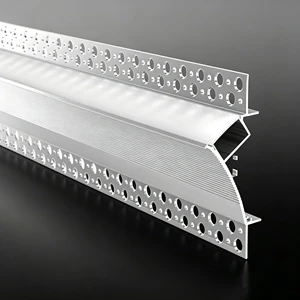 6000 Series Aluminum Alloy LED Profile Lamp Anodized Surface T5 Tempered LED Plastic Structure groove Aluminum Alloy LED Profile